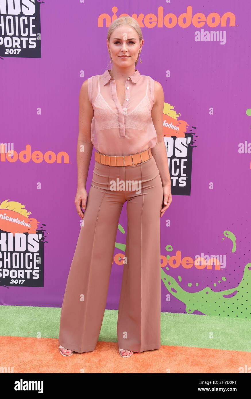 Lindsey Vonn attending the Nickelodeon Kids' Choice Sports Awards 2017