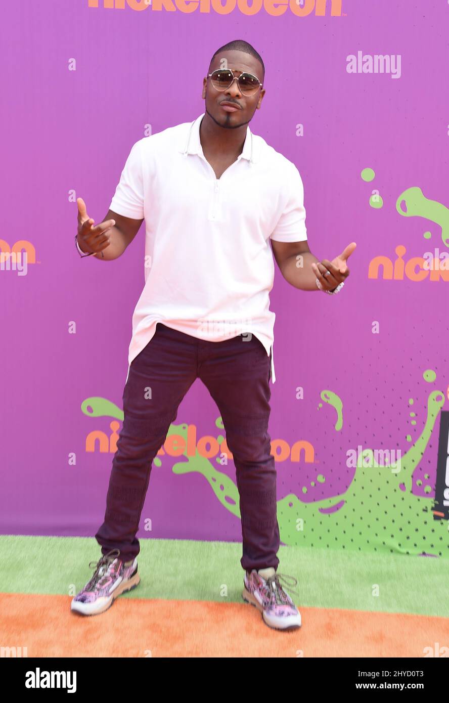 Kel Mitchell attending the Nickelodeon Kids' Choice Sports Awards 2017, held at the Pauley Pavilion in Los Angeles, California Stock Photo