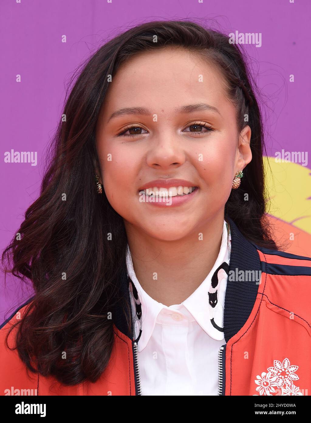 Breanna Yde attending the Nickelodeon Kids' Choice Sports Awards 2017