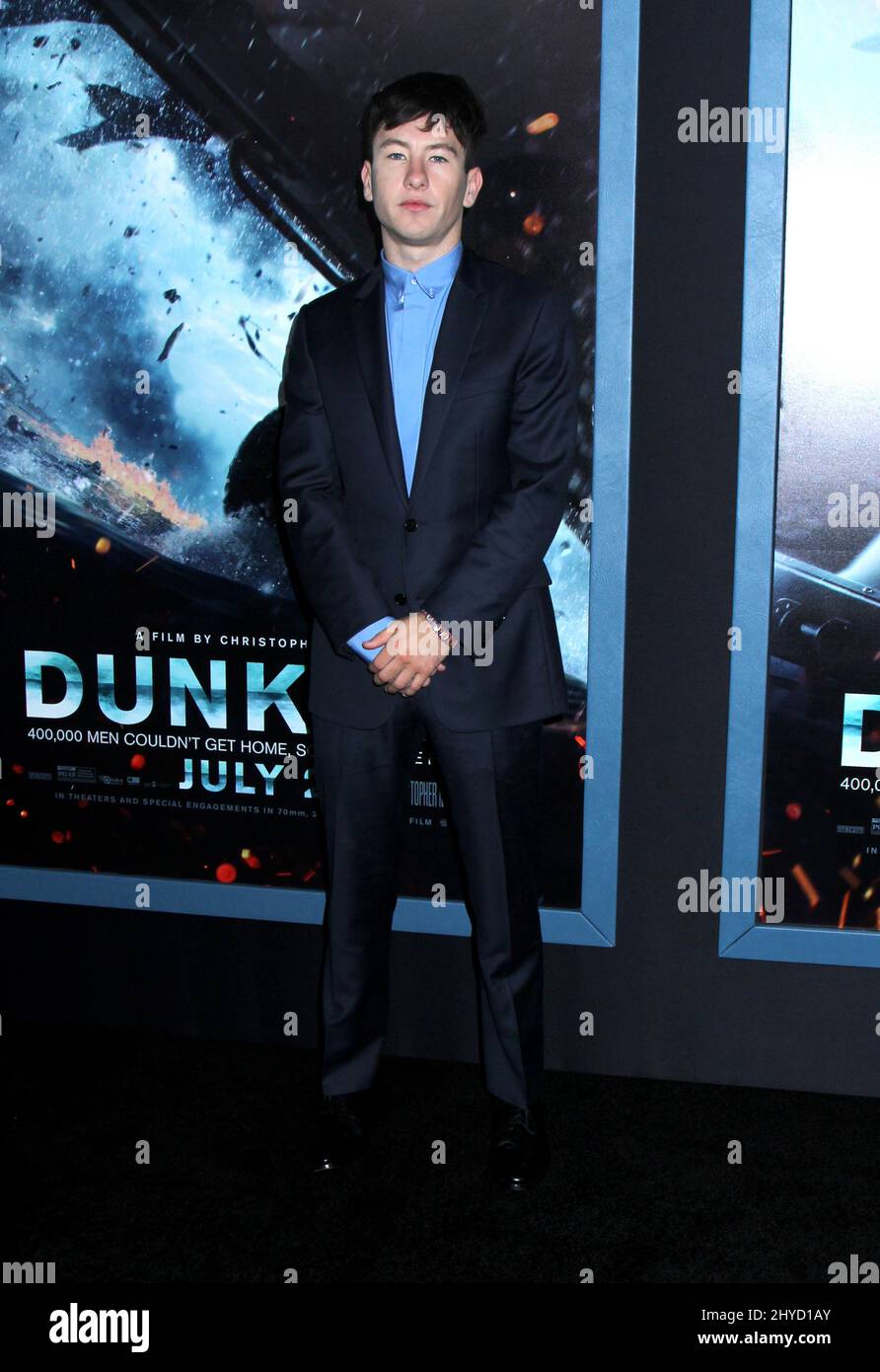 Barry Keoghan 'DUNKIRK' US Premiere Held at the AMC Loews Lincoln Square on July 18, 2017. Stock Photo