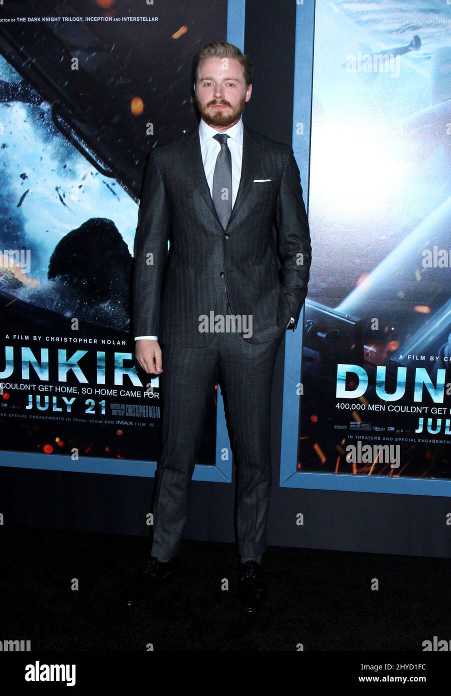 Jack Lowden 'DUNKIRK' US Premiere Held at the AMC Loews Lincoln Square on July 18, 2017. Stock Photo