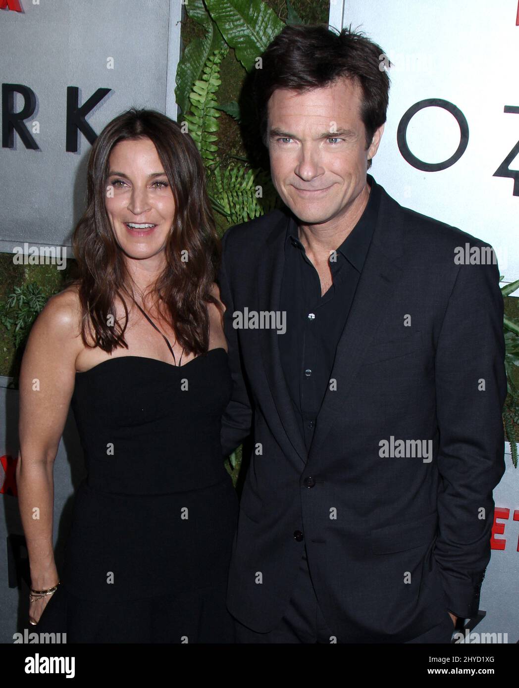 Jason Bateman & wife Amanda Anka attending the New York premiere of ...
