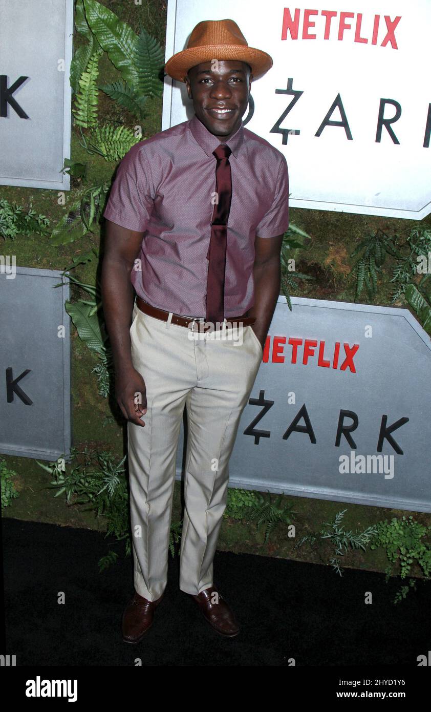 McKinley Belcher III attending the New York premiere of Ozark Stock