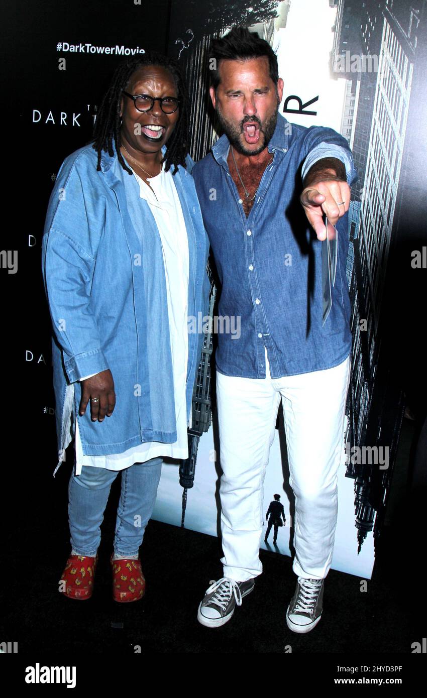 Whoopi Goldberg & Ricky Paull Goldin attending the New York premiere of