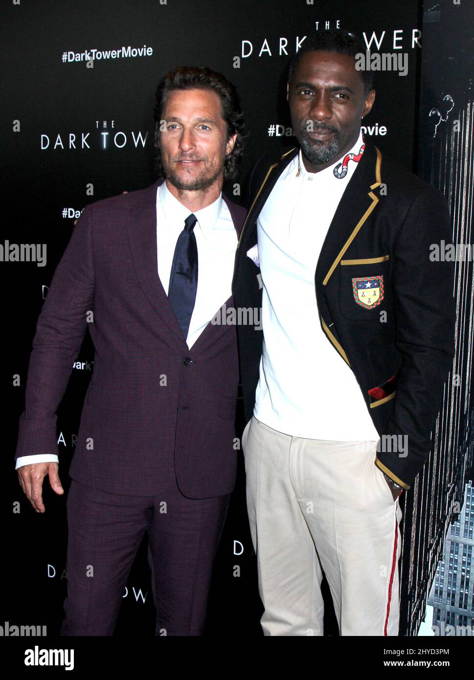 Matthew McConaughey & Idris Elba attending the New York premiere of The
