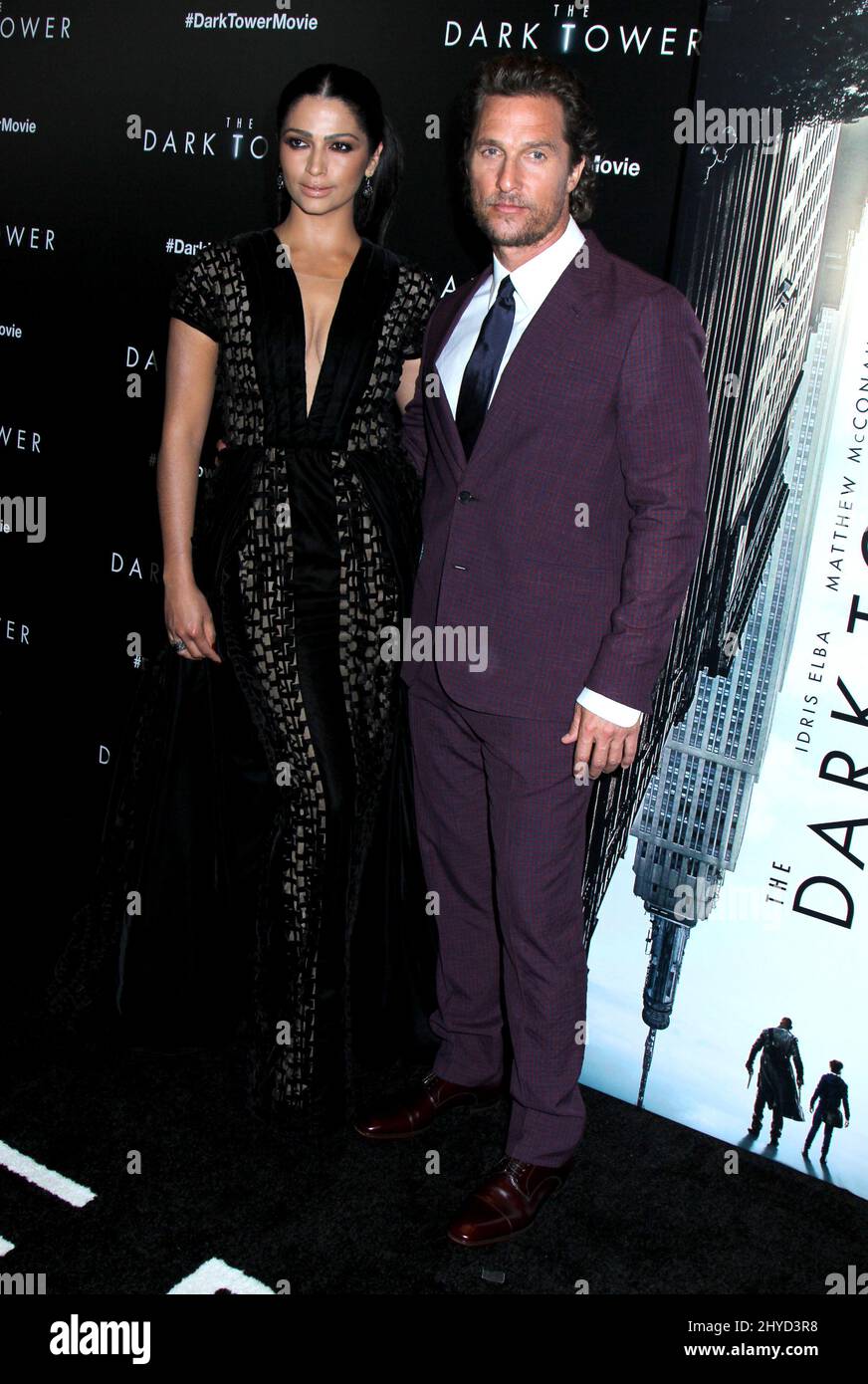 Matthew McConaughey & Camila Alves attending the New York premiere of