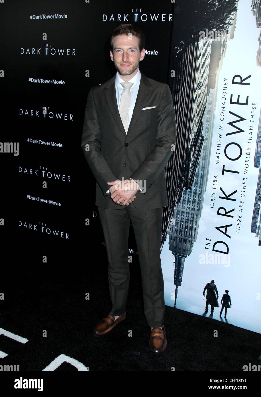 Fran Kranz attending the New York premiere of The Dark Tower Stock Photo