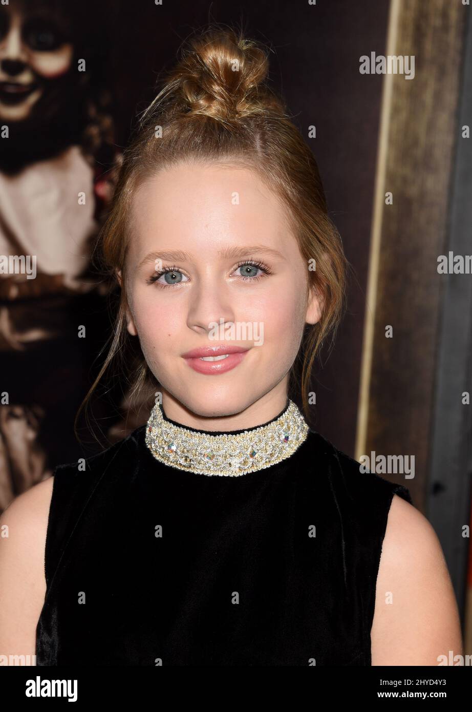 Lulu Wilson attending New Line Cinema's 'Annabelle: Creation' Los