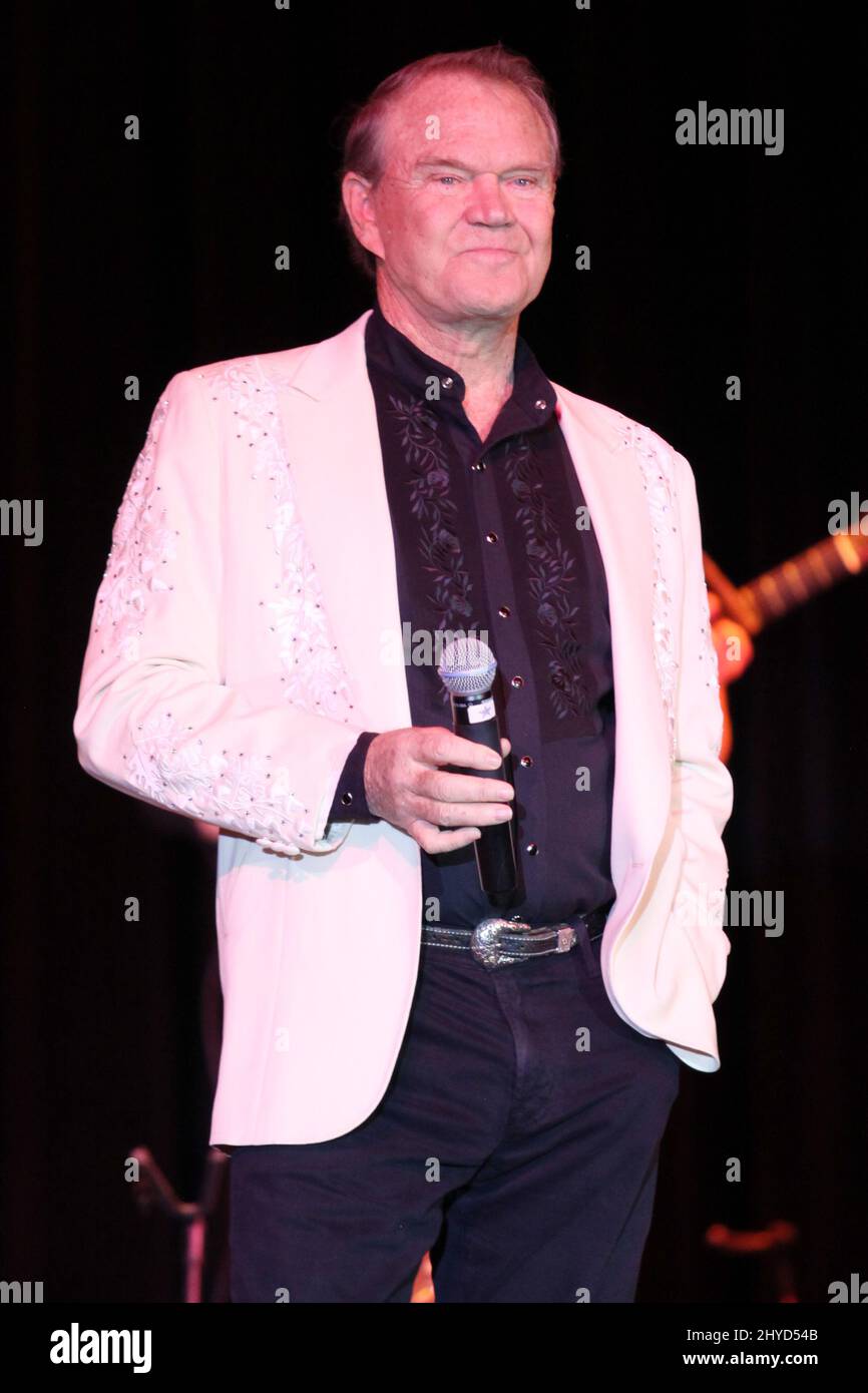 January 14, 2012 Bossier City, La. Glen Campbell The Goodbye Tour held at DiamondJack's Casino Stock Photo