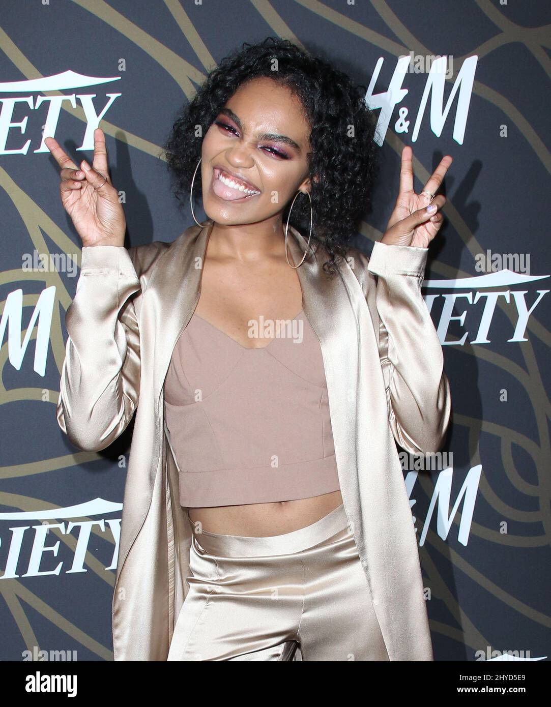 China Mcclain China Anne McClain attending the Variety Power of Young Hollywood in