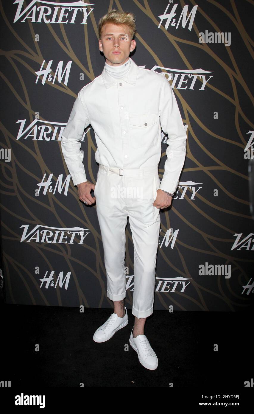 Machine Gun Kelly attending the Variety Power of Young Hollywood in Los Angeles Stock Photo