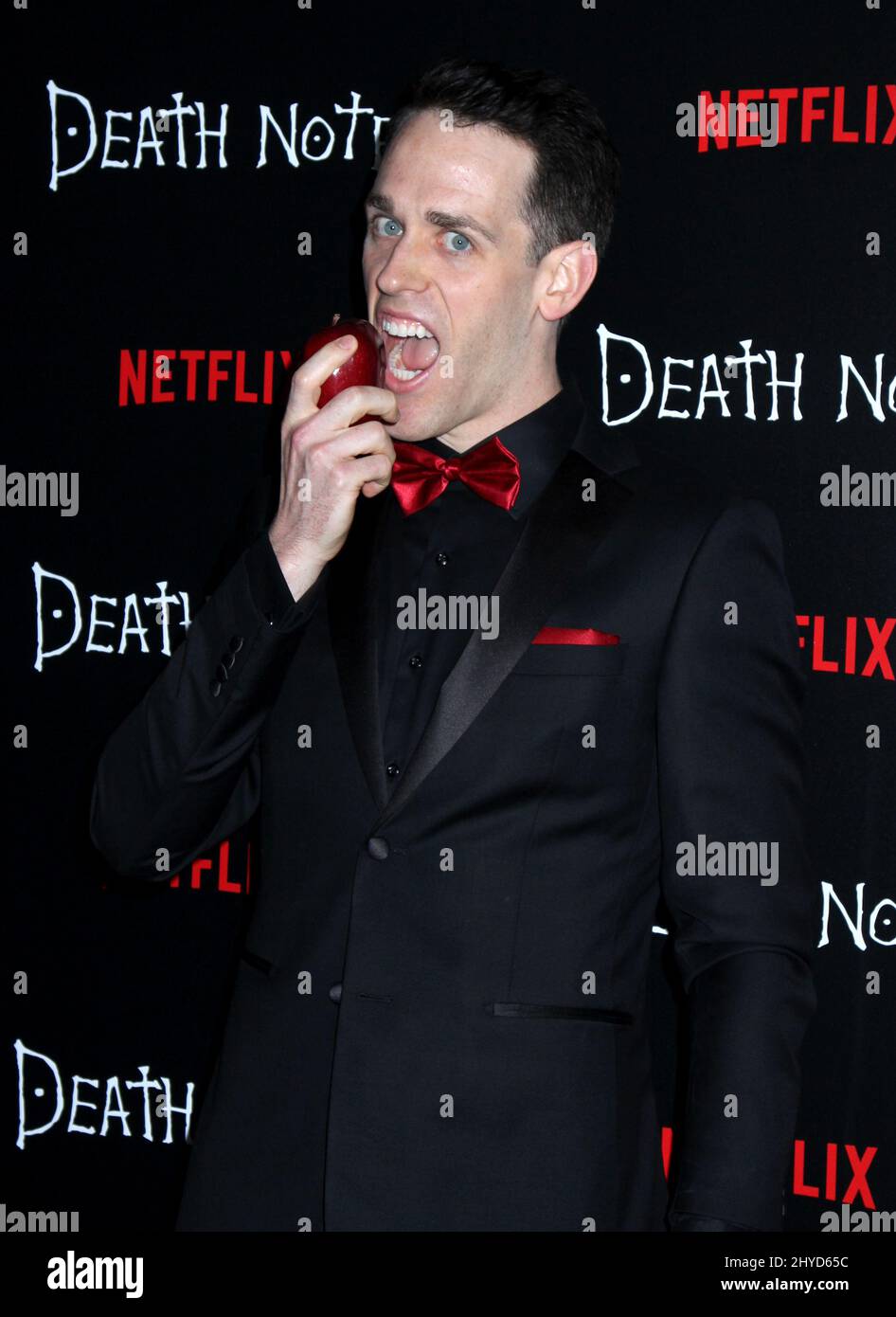 Jason Liles attending the 'Death Note' premiere held at AMC Loews ...