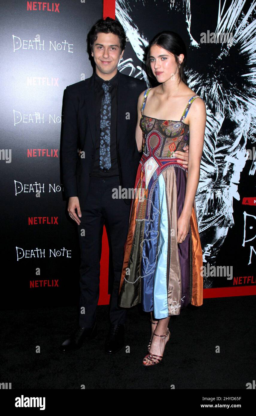 Nat Wolff & Margaret Qualley attending the 'Death Note' premiere