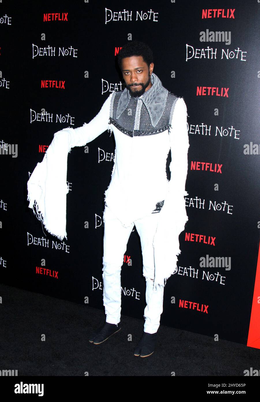 LaKeith Stanfield attending the 'Death Note' premiere held at AMC Loews