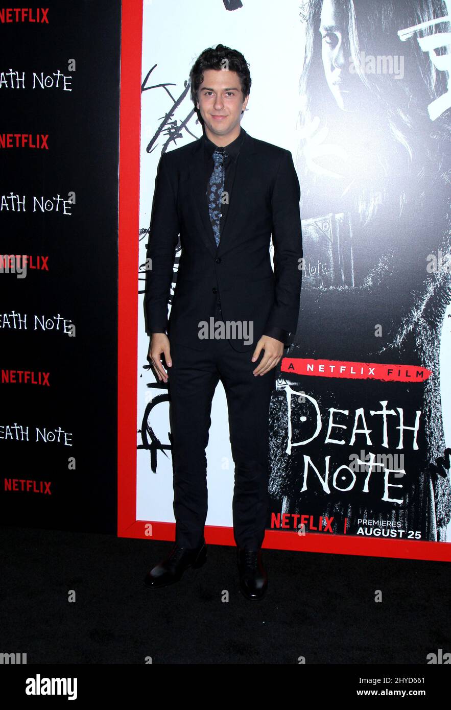 Nat Wolff attending the 'Death Note' premiere held at AMC