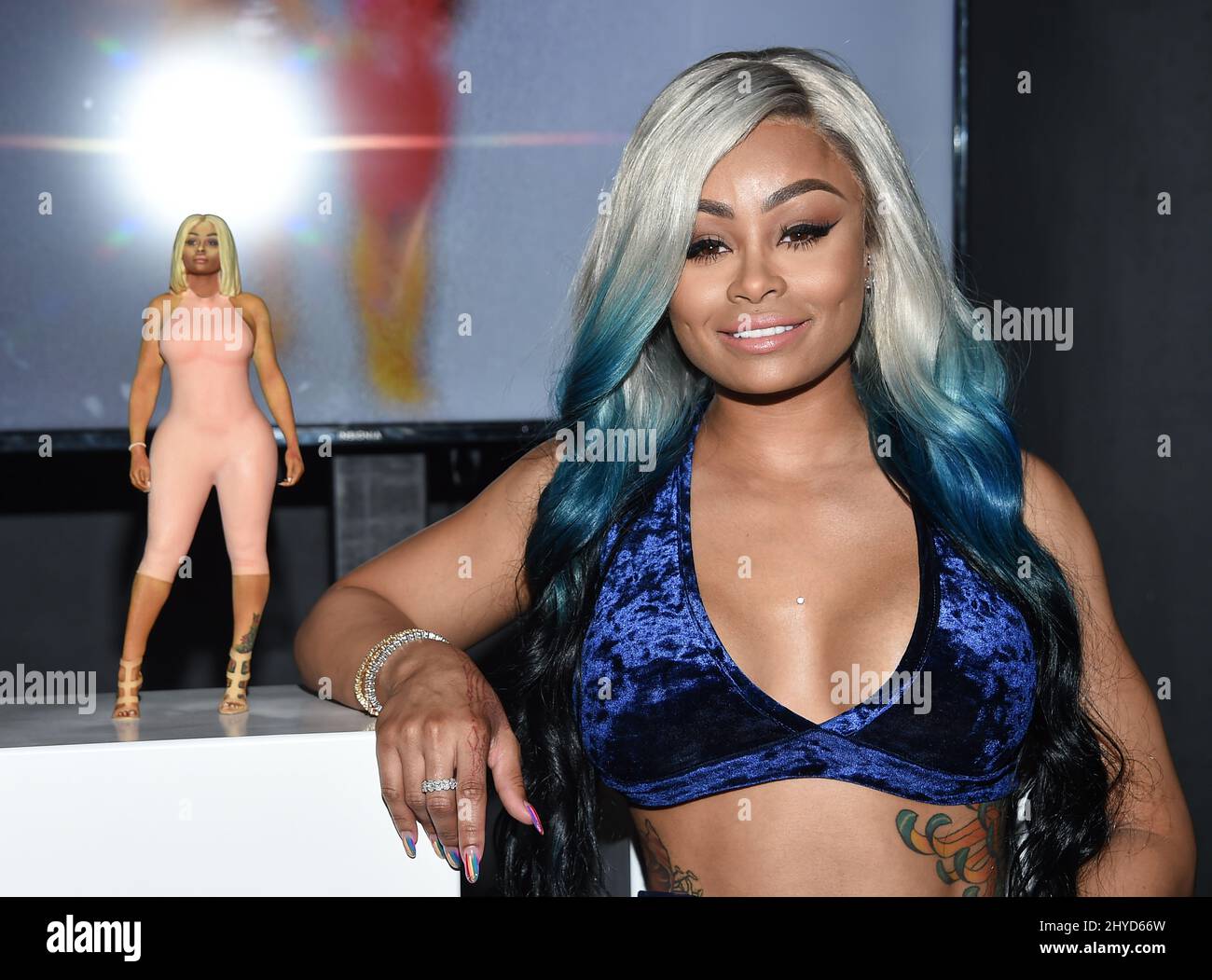 Blac Chyna attending Blac Chynas Figurine Doll Launch held at the MVA 