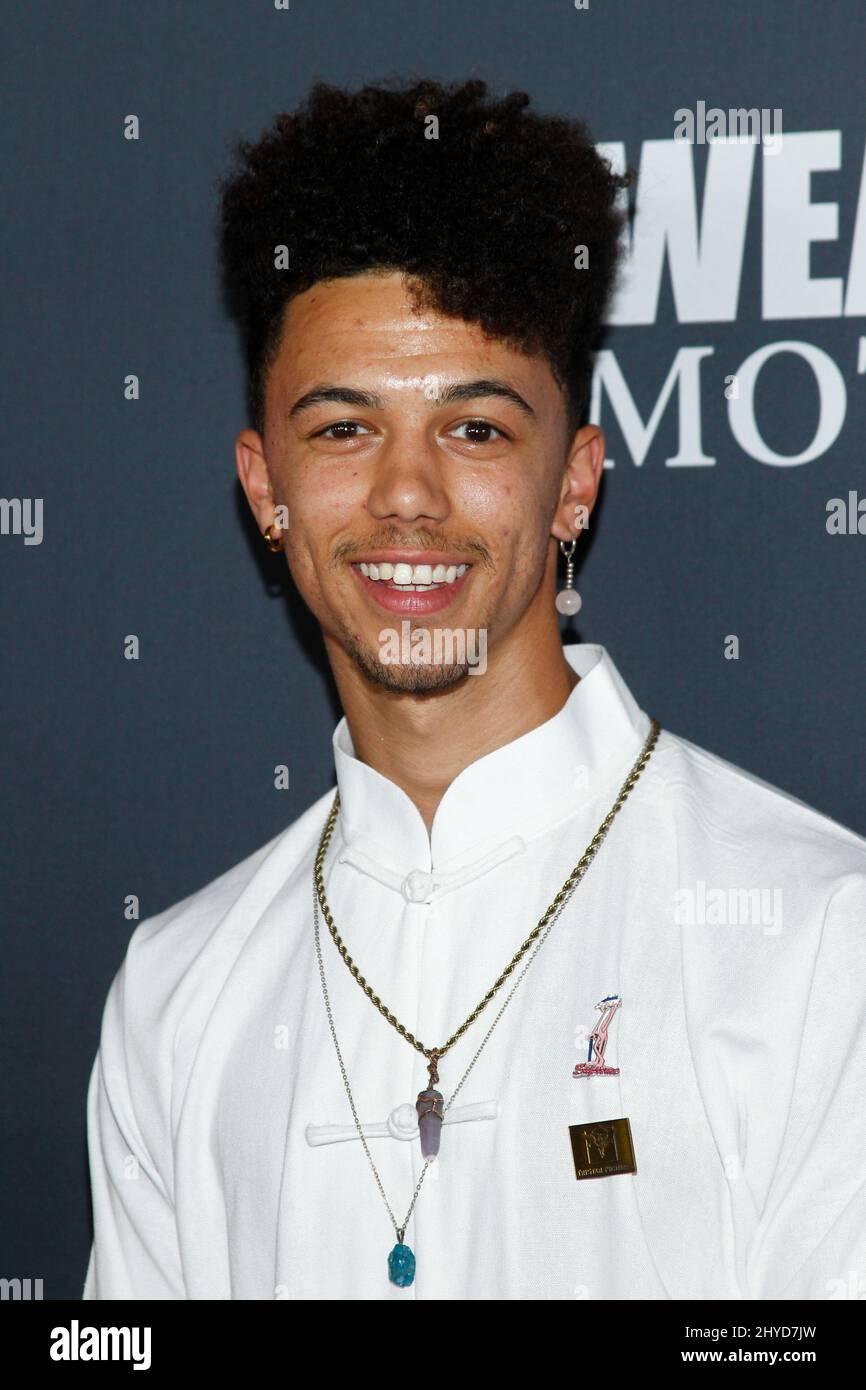 Dominique Columbus arriving for Showtime's Mayweather vs. McGregor Pre ...