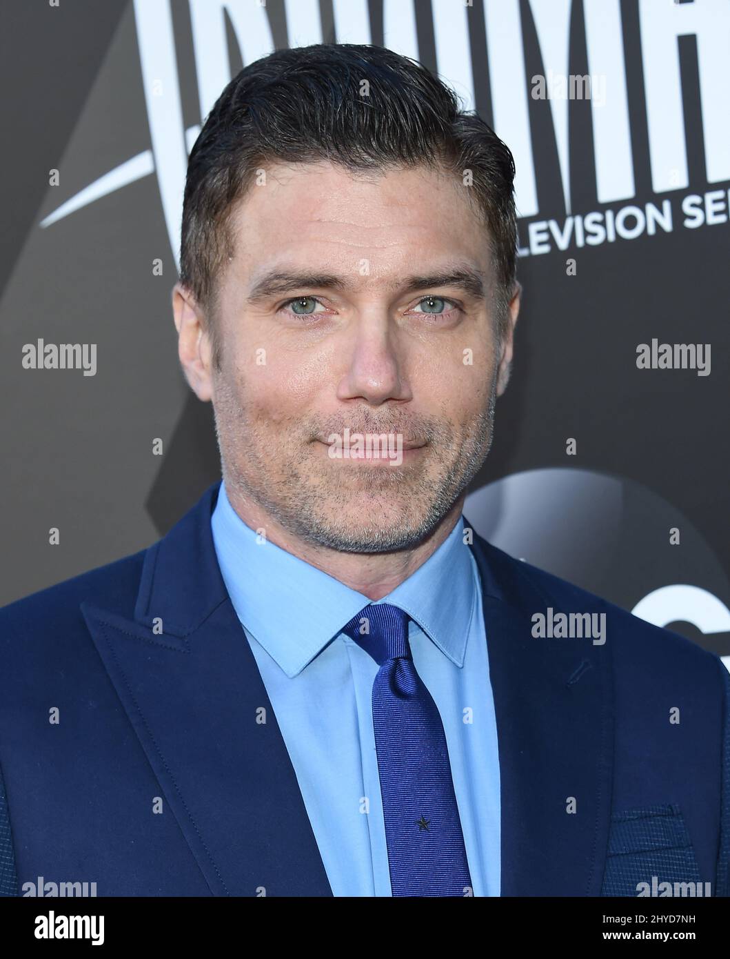 Anson Mount attends the Marvel's Inhumans The First Chapter held at the Universal CityWalk