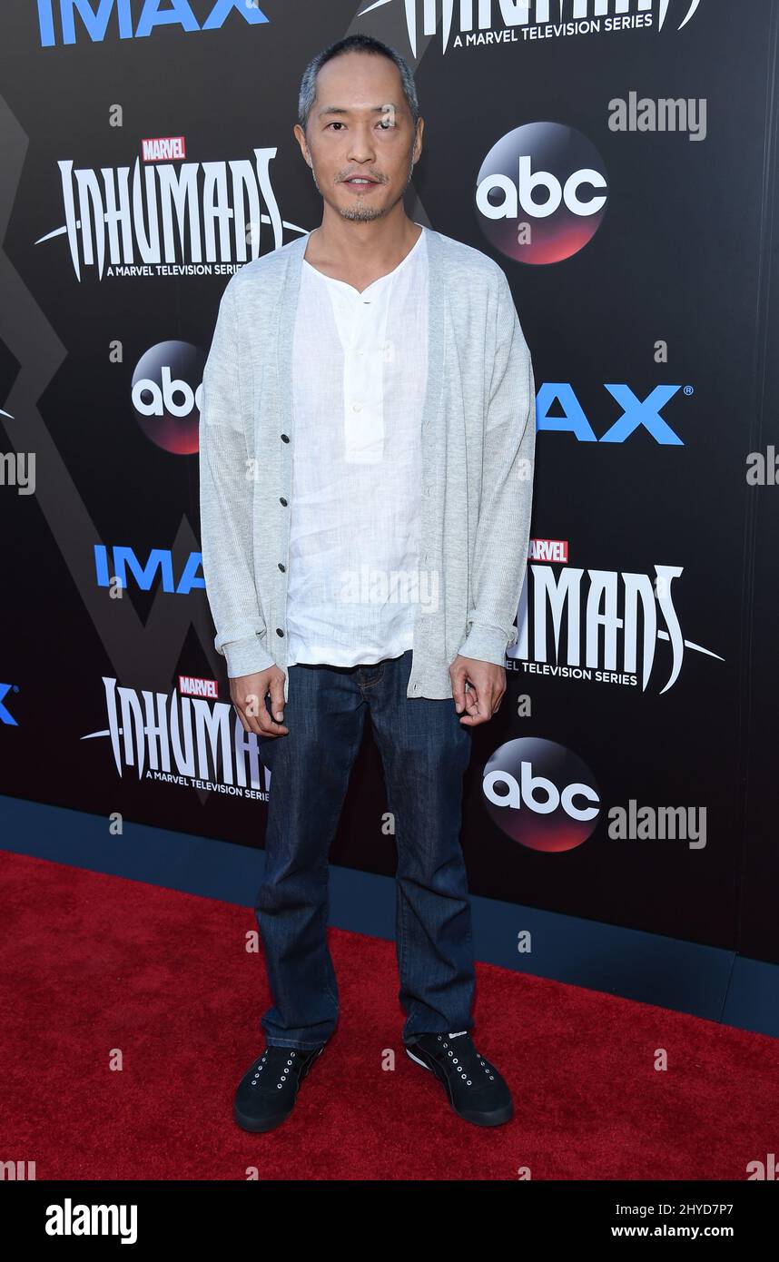 Ken Leung attends the Marvel's Inhumans - The First Chapter held at the Universal CityWalk Stock Photo