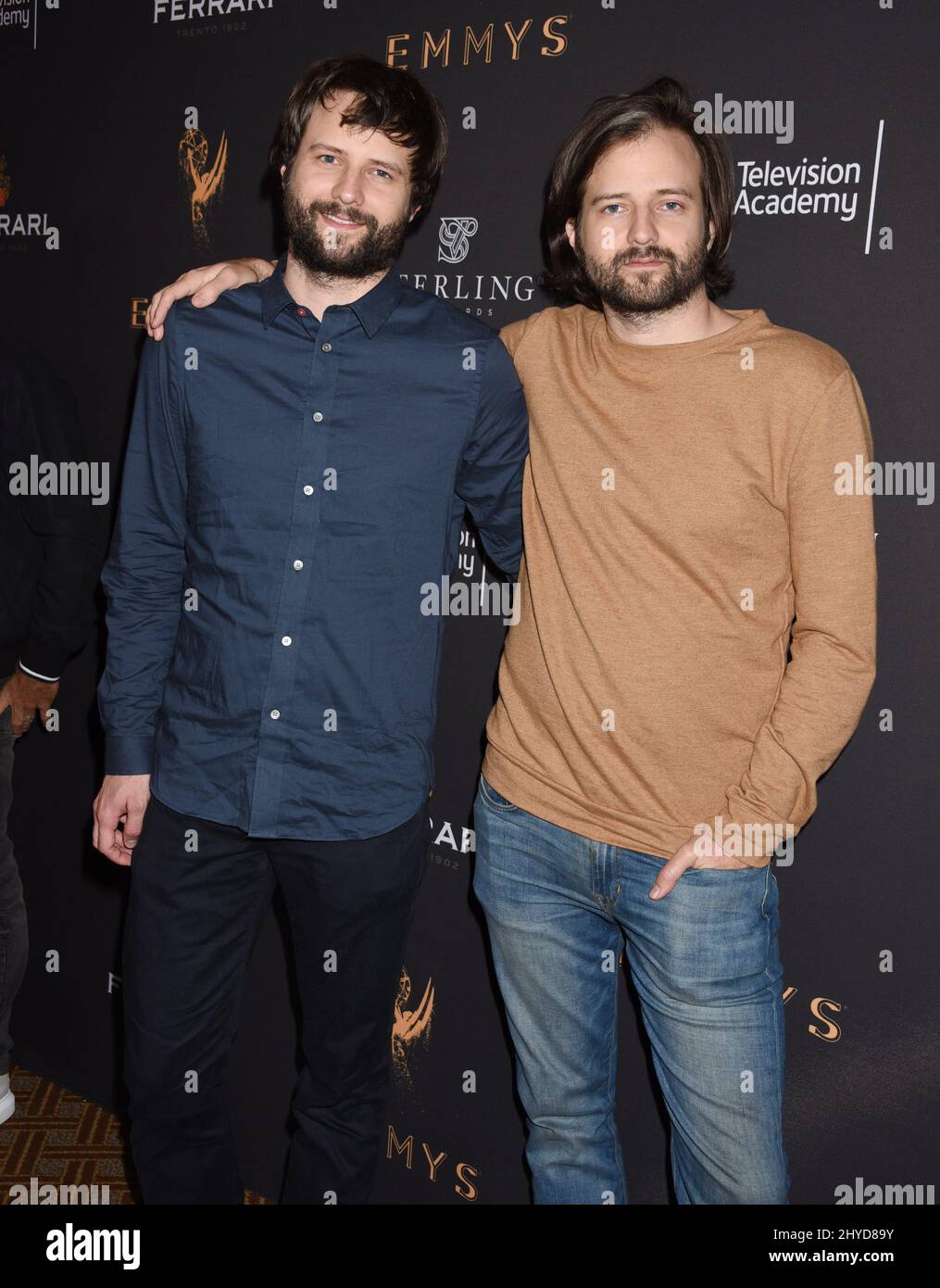 Matt Duffer and Ross Duffer attending the 69th Emmy Awards Outstanding
