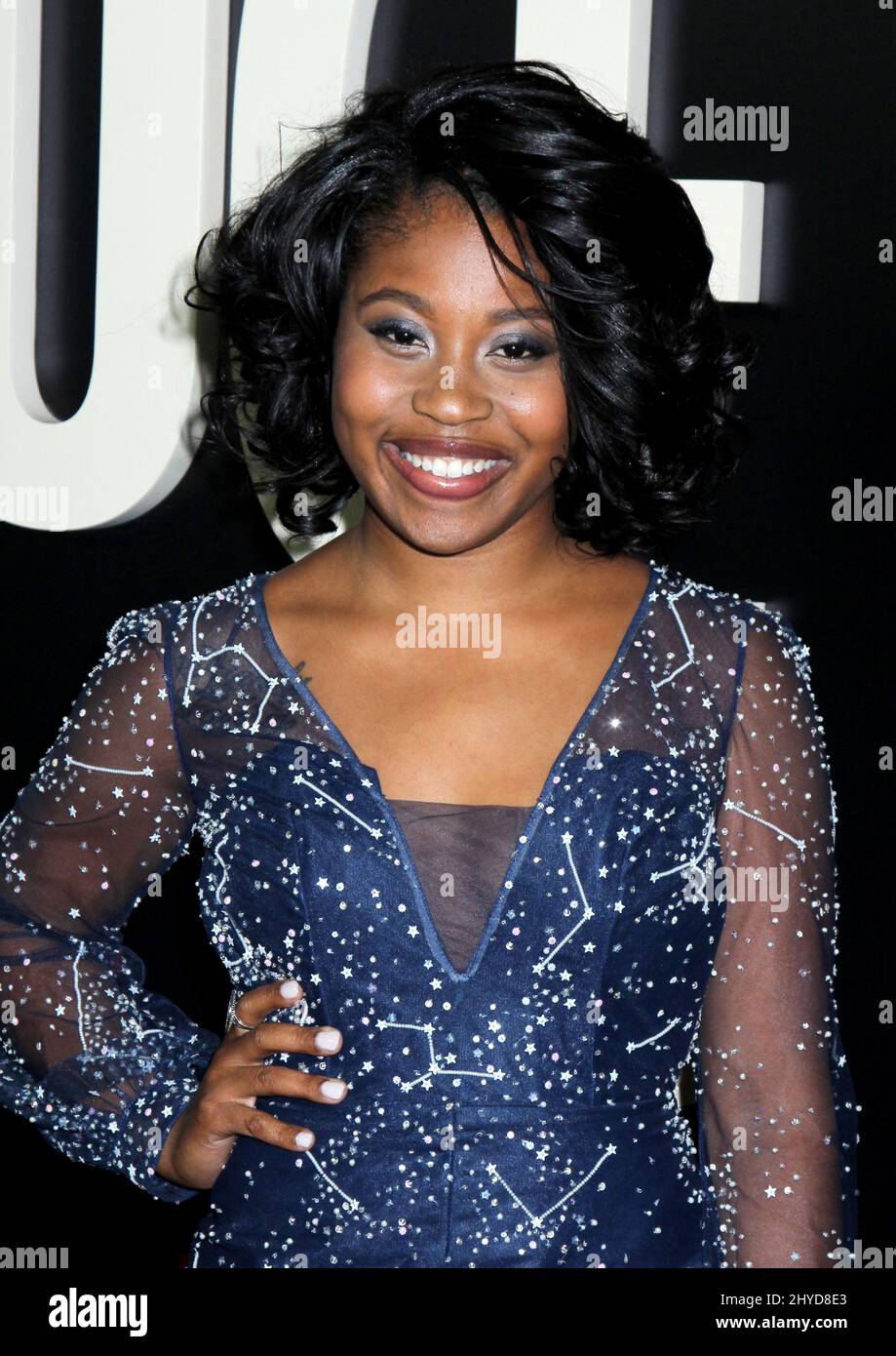 Dominique Fishback attending 'The Deuce' premiere Held at the SVA