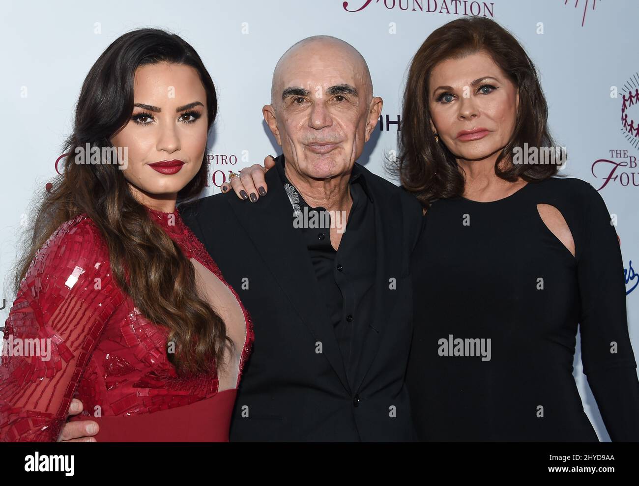 Demi Lovato, Robert Shapiro and Linell Shapiro attending the Brent