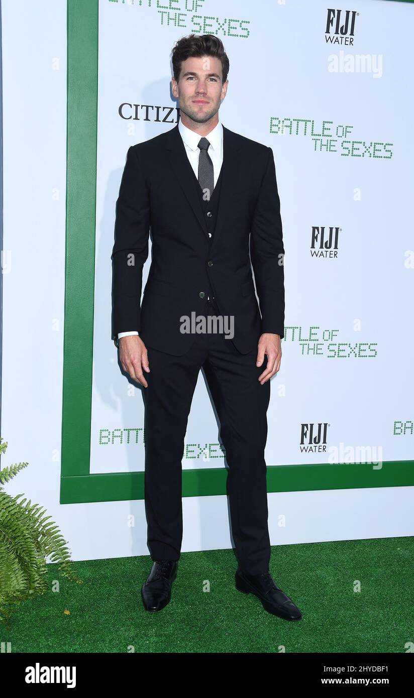 Austin Stowell arriving for the "Battle of The Sexes" Los Angeles