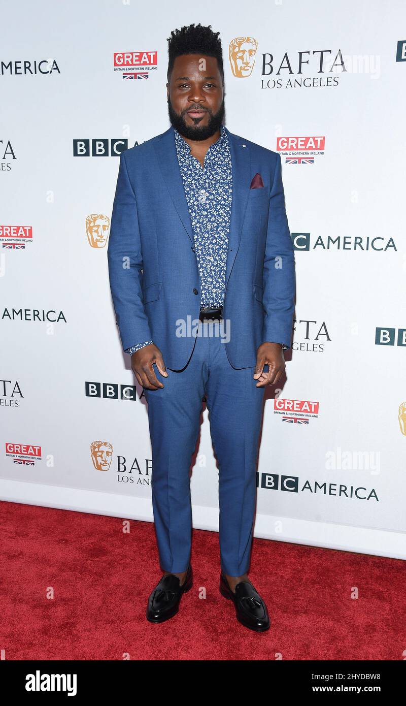 Malcolm-Jamal Warner arriving for the BAFTA TV Tea Party 2017 held at the Beverly Hilton Hotel, Beverly Hills, Los Angeles Stock Photo