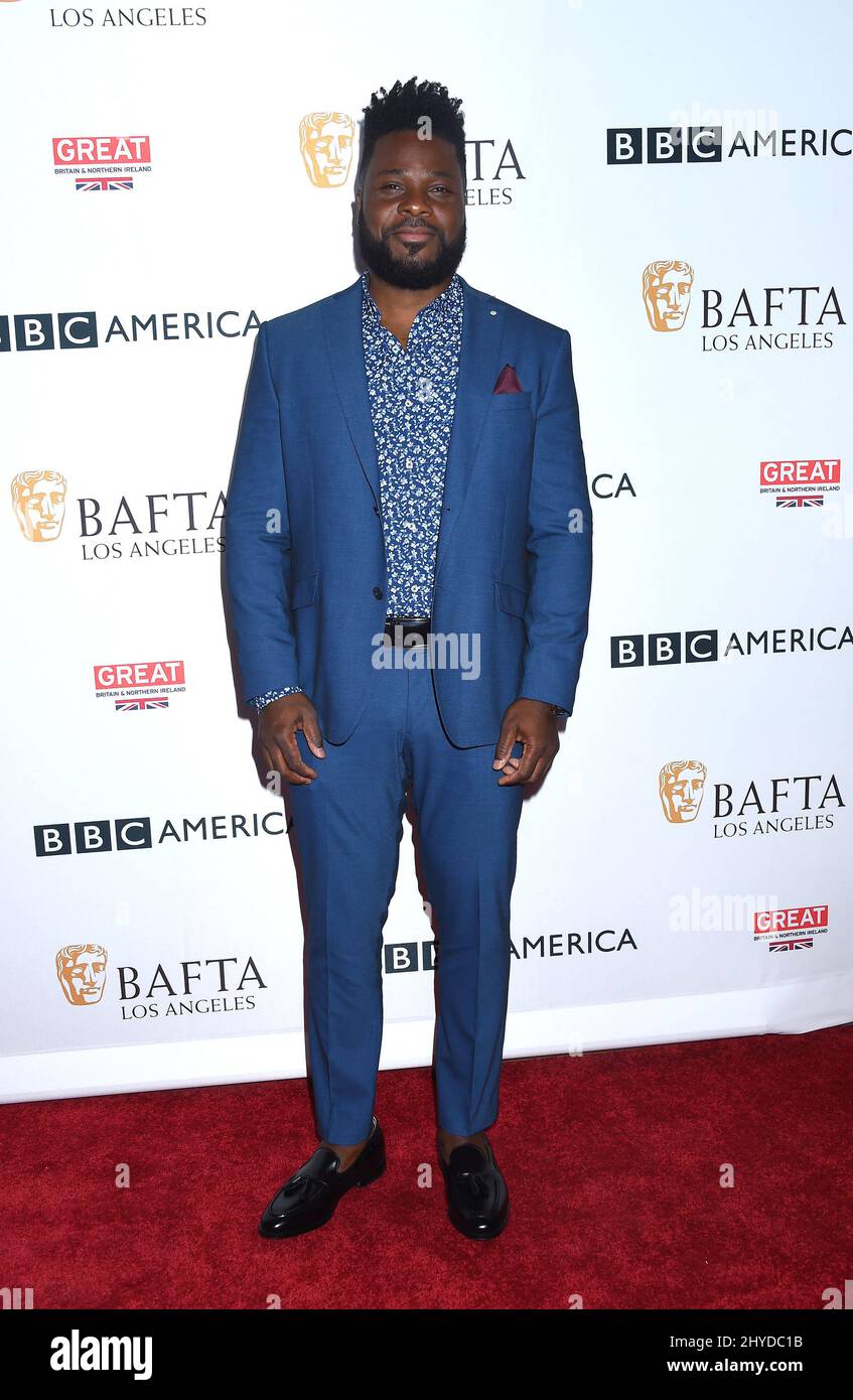 Malcolm Jamal Warner arriving for the BAFTA TV Tea Party 2017 held at the Beverly Hilton Hotel, Beverly Hills, Los Angeles Stock Photo