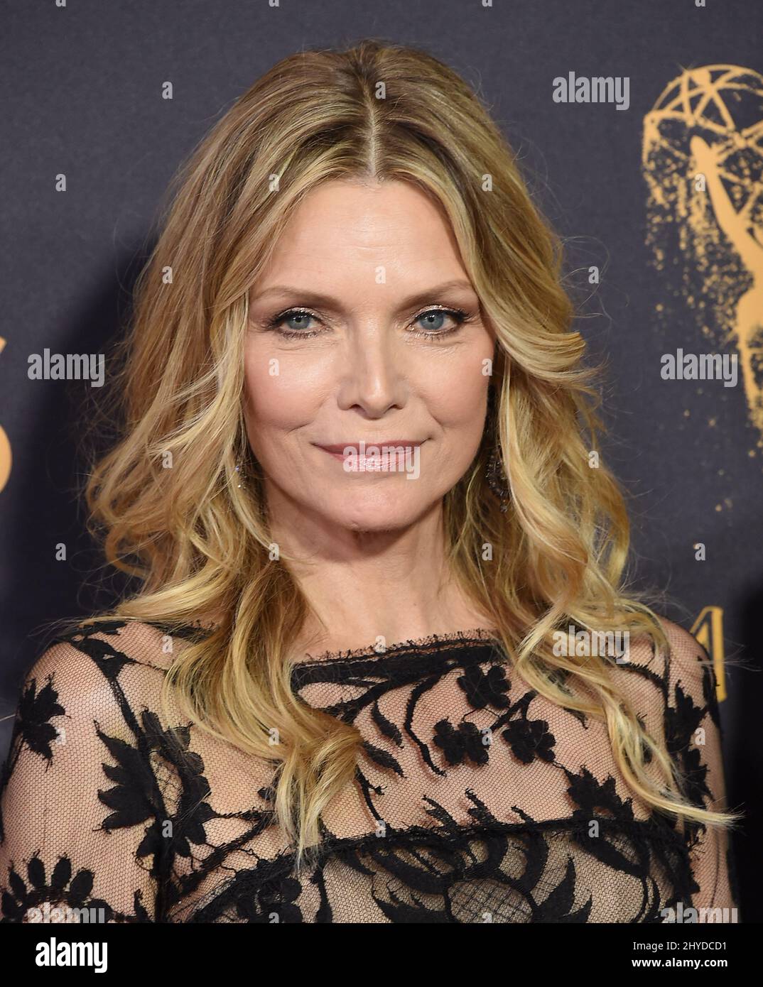Michelle Pfeiffer arriving at the 69th Emmy Awards held at the