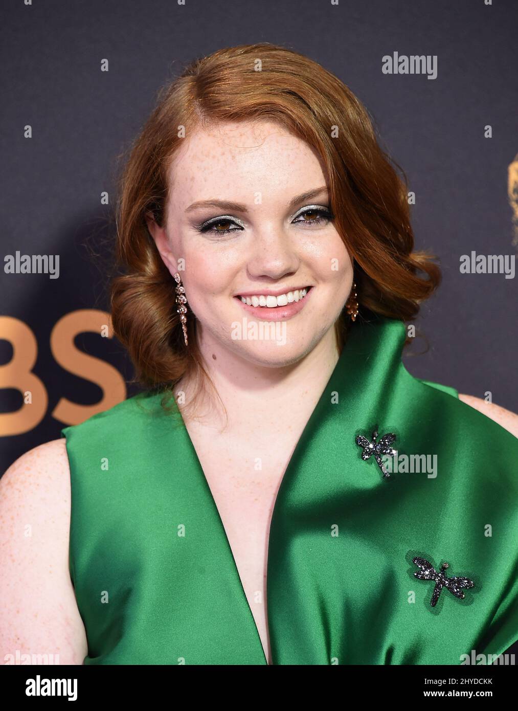 Shannon Purser arriving at the 69th Emmy Awards held at the Microsoft Theatre L.A. Live Stock