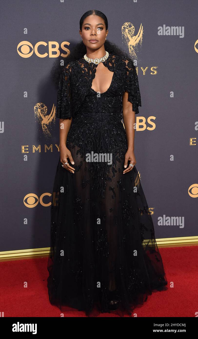 Gabrielle Union attending the 69th Emmy Awards held at the Microsoft