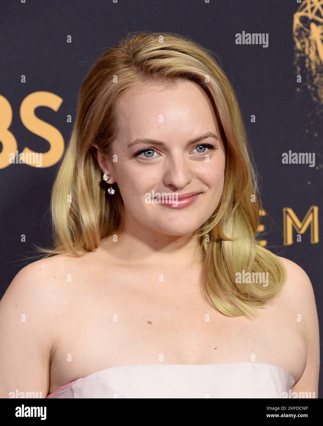Elisabeth Moss arriving at the 69th Emmy Awards held at the Microsoft ...