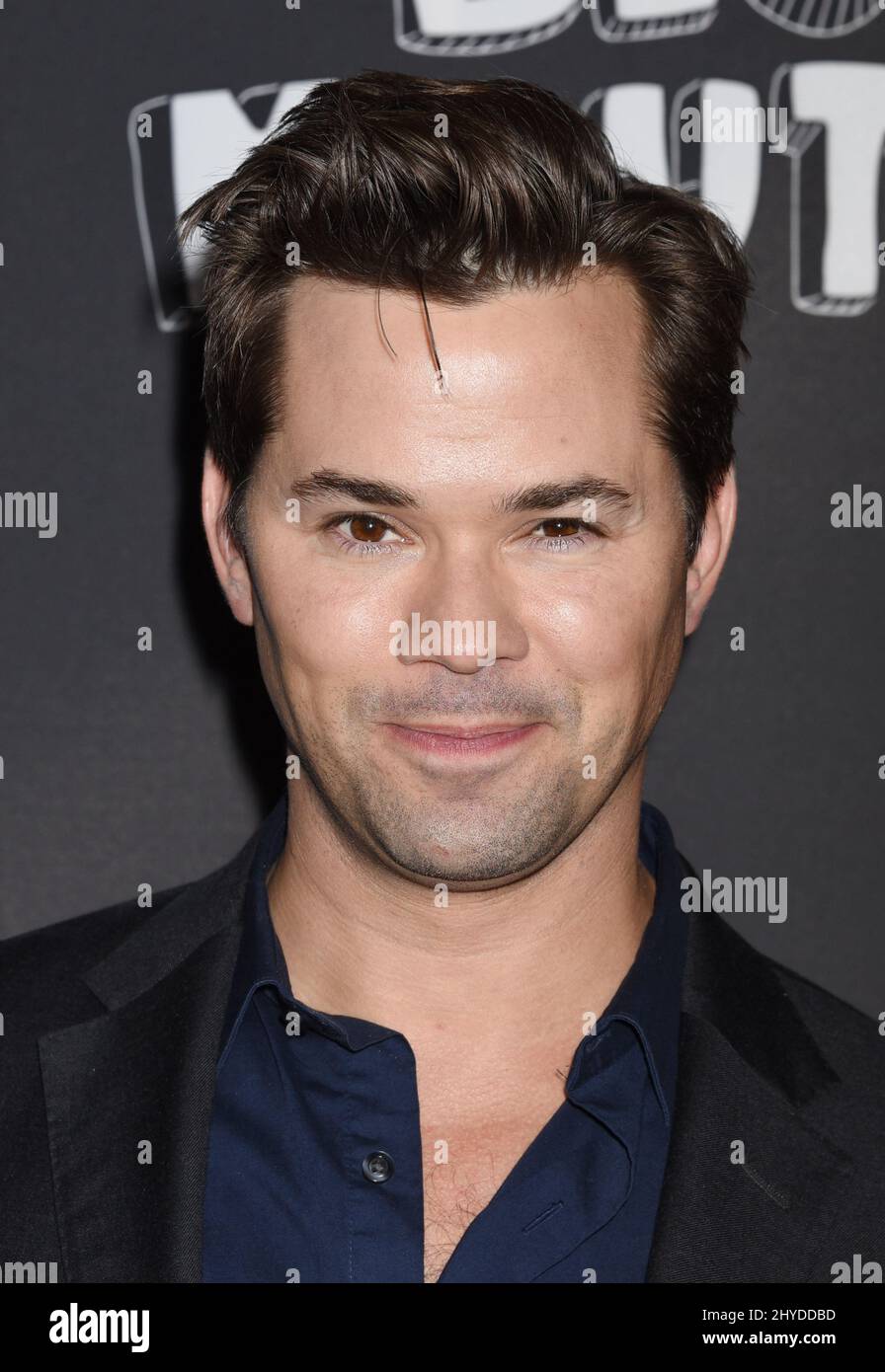 Andrew Rannells 'Big Mouth' Premiere Party held at the Line Hotel Stock ...