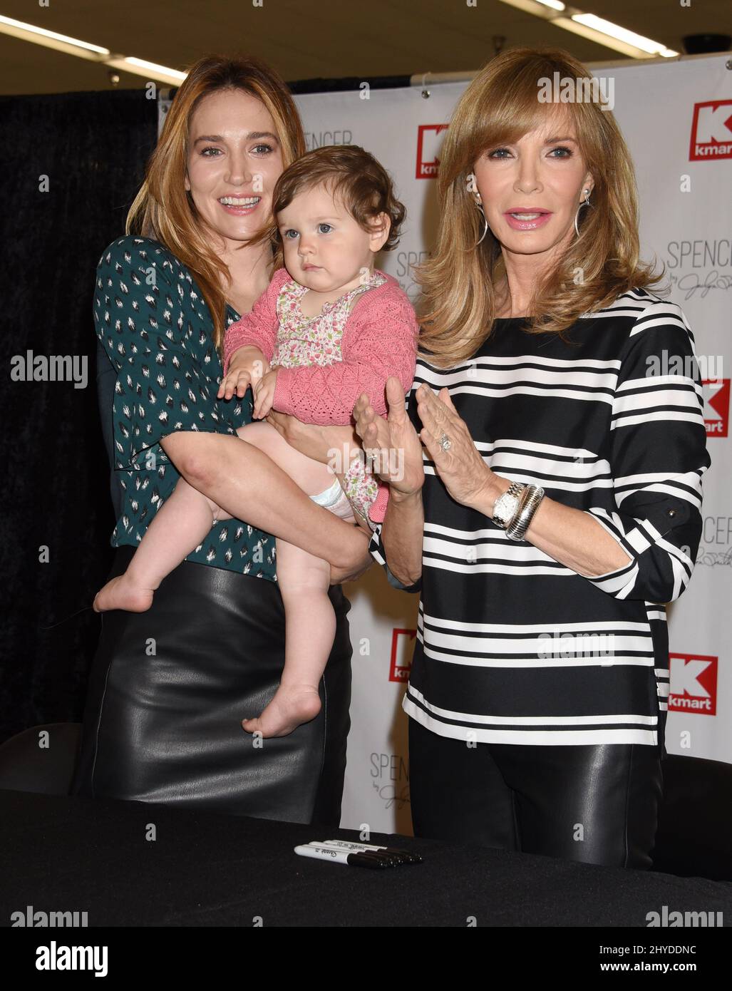 Jaclyn Smith, Spencer Richmond Kranz and Bea Kranz at her 'Spencer by