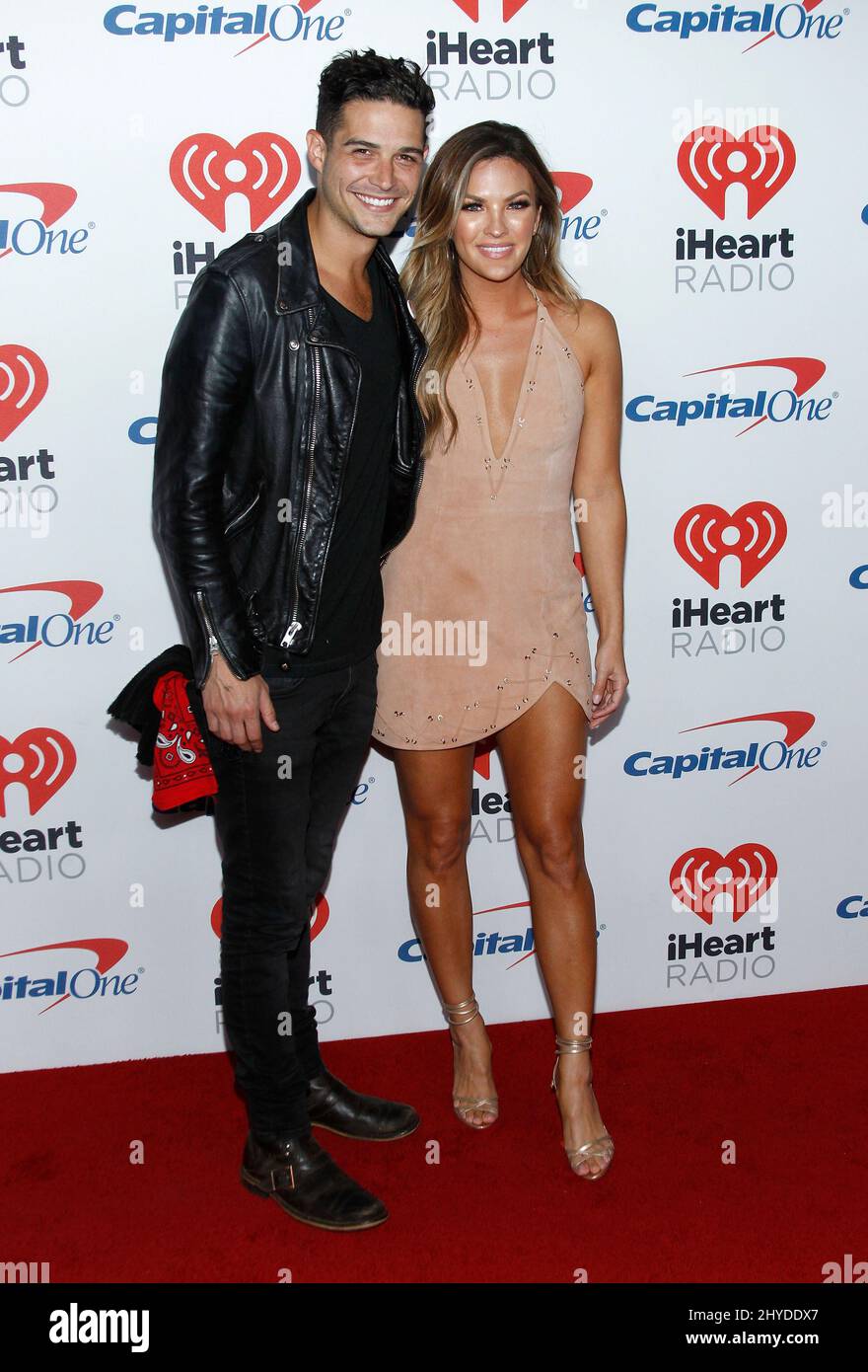 Wells Adams and Becca Tilley attending the 2017 iHeart Music Festival