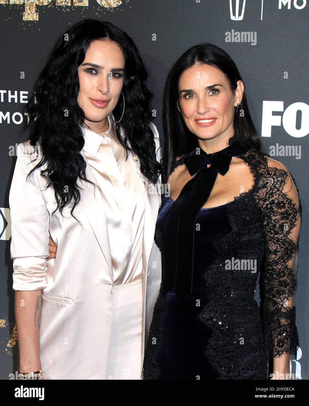 Rumer Willis and Demi Moore attends the 'Empire' and 'Star' Premiere
