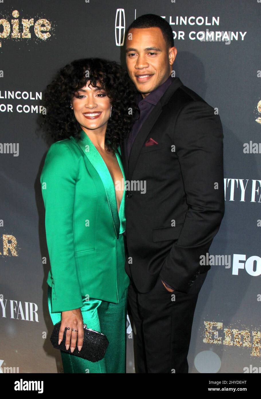 Trai Byers and Grace Byers attending the 'Empire' and 'Star' Premiere ...