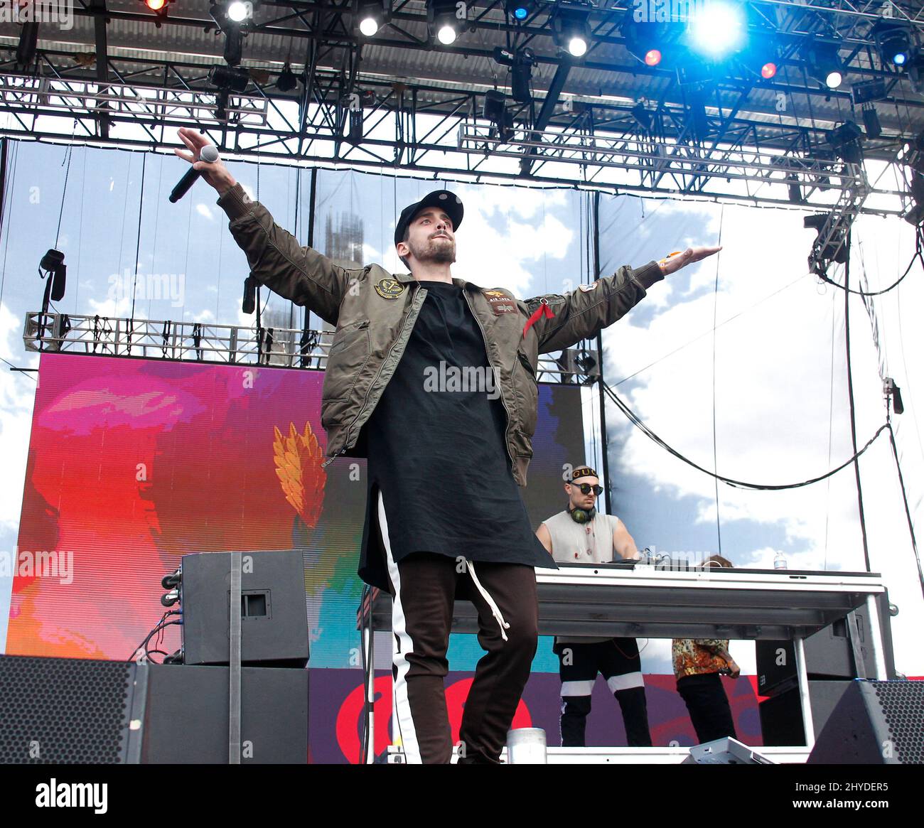 Kevi Rapper KEVI performing at the daytime village at the 2017 iHeart Music ...