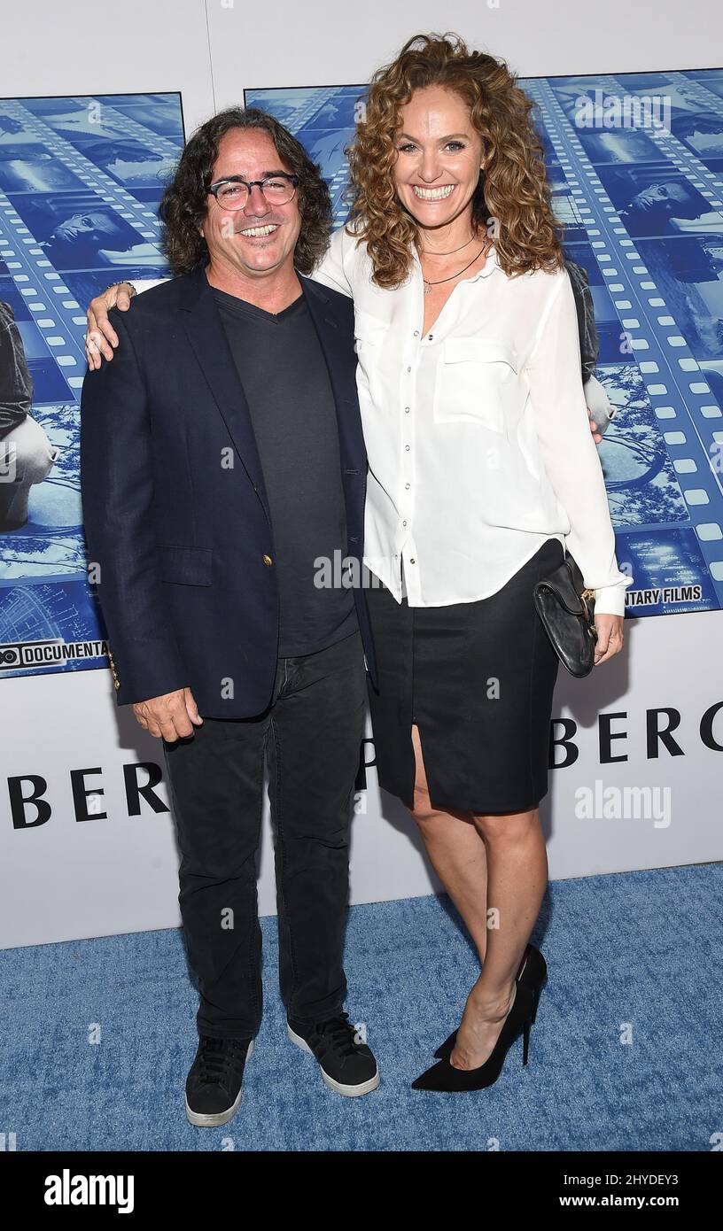 Amy Brenneman and Brad Silberling attending the premiere of HBO's
