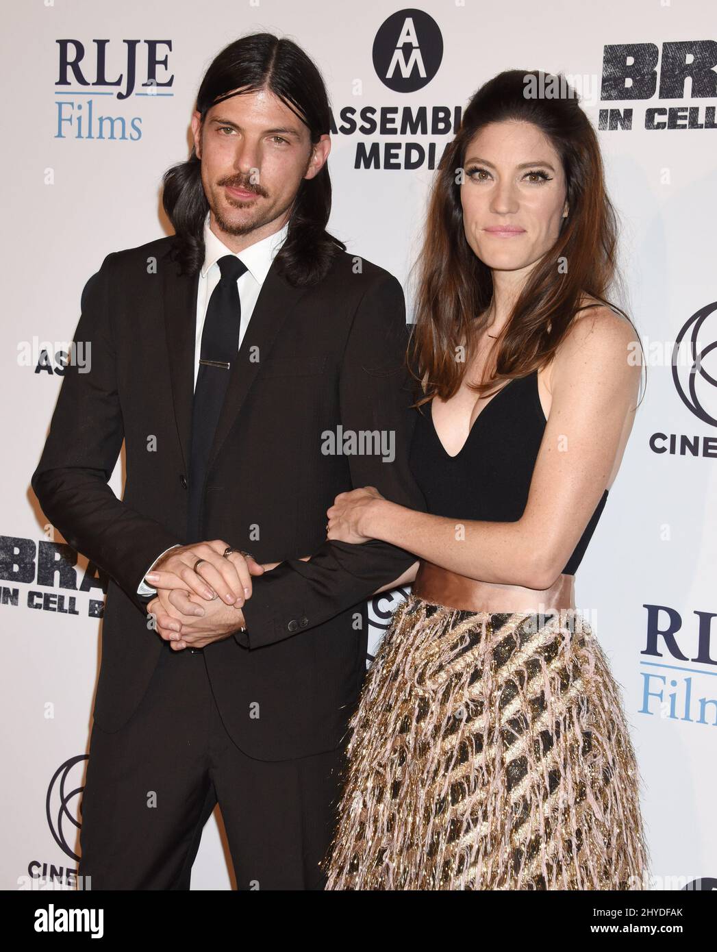 Jennifer Carpenter and Seth Avett attends the 'Brawl In Cell Block 99