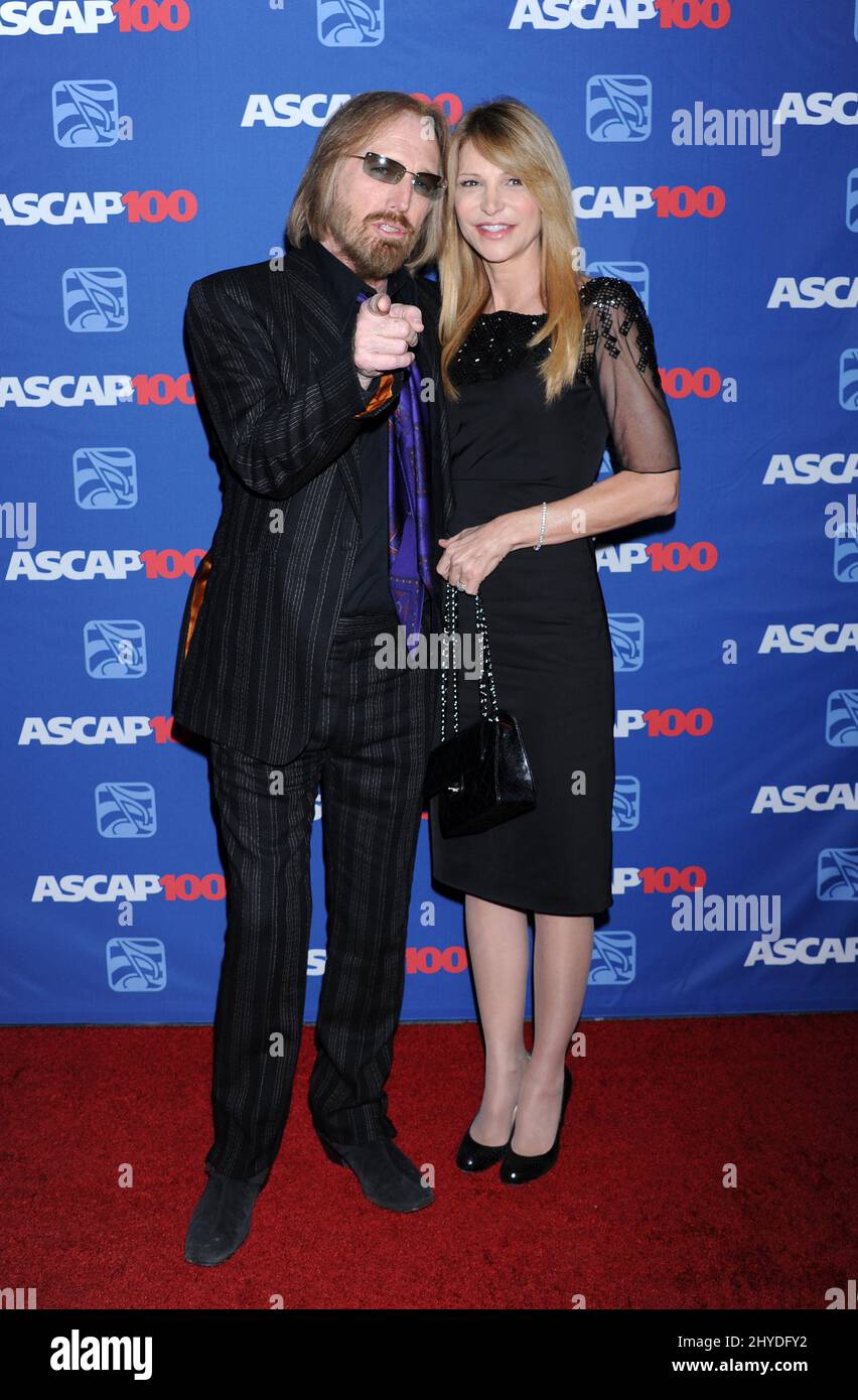 April 23, 2014 Hollywood, Ca. Tom Petty and Dana Epperson 31st annual ASCAP Pop Music Awards held in the Dolby Ballroom at Loews Hollywood Hotel Stock Photo