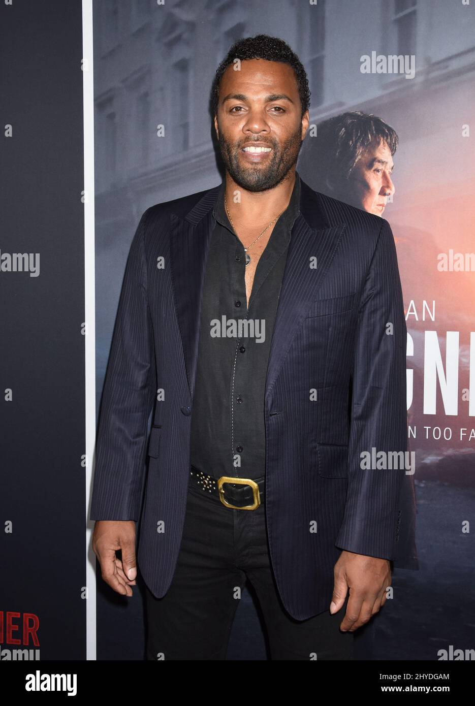 Ray Fearon attends the 'The Foreigner' Los Angeles Premiere held at the ArcLight Cinemas Hollywood Stock Photo