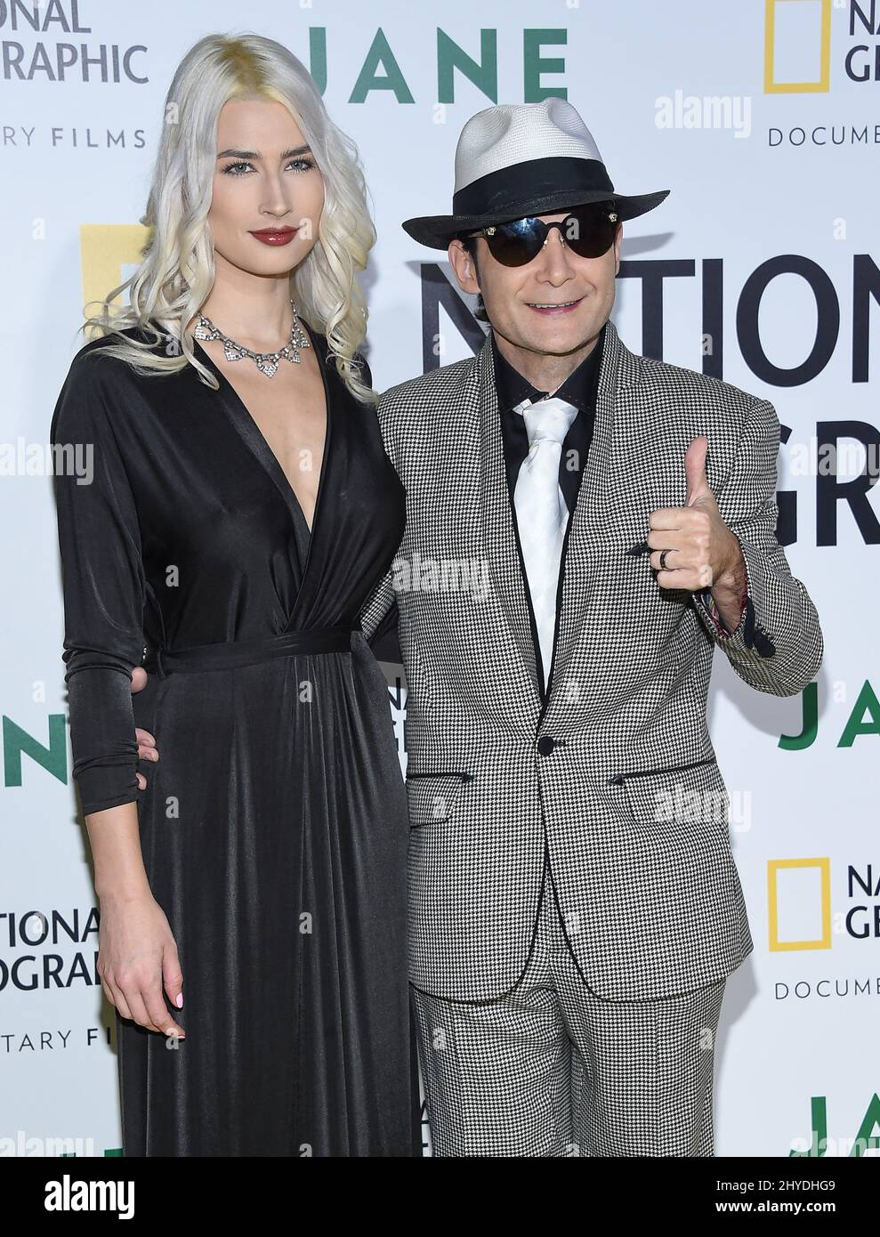 Corey Feldman and Courtney Anne Mitchell attends the 'Jane' Premiere