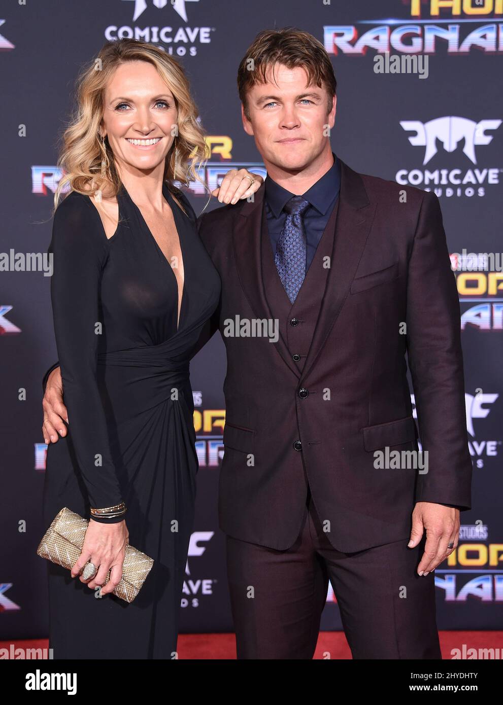 Luke Hemsworth and Samantha Hemsworth attending Marvel's 'Thor