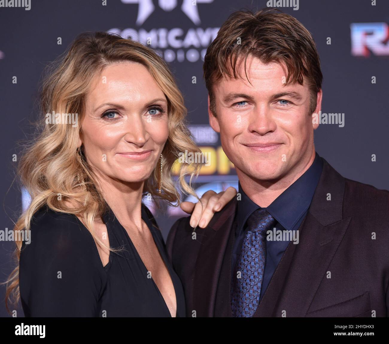 Luke Hemsworth and Samantha Hemsworth attending Marvel's 'Thor