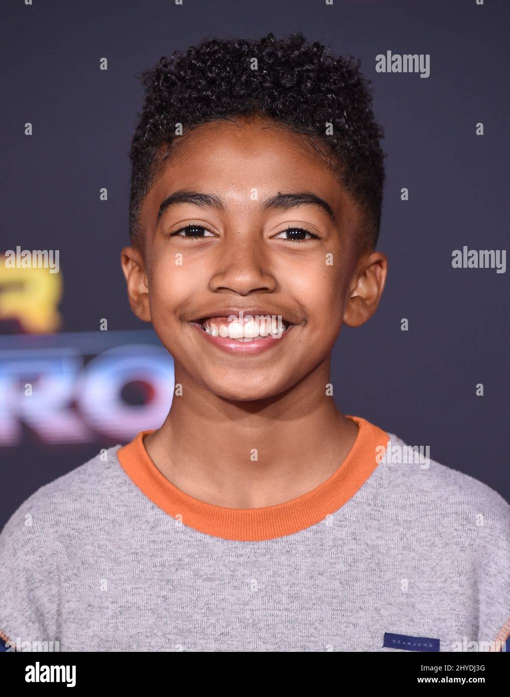 Miles Brown attending Marvel's 'Thor: Ragnarok' World Premiere held at the El Capitan Theatre Stock Photo