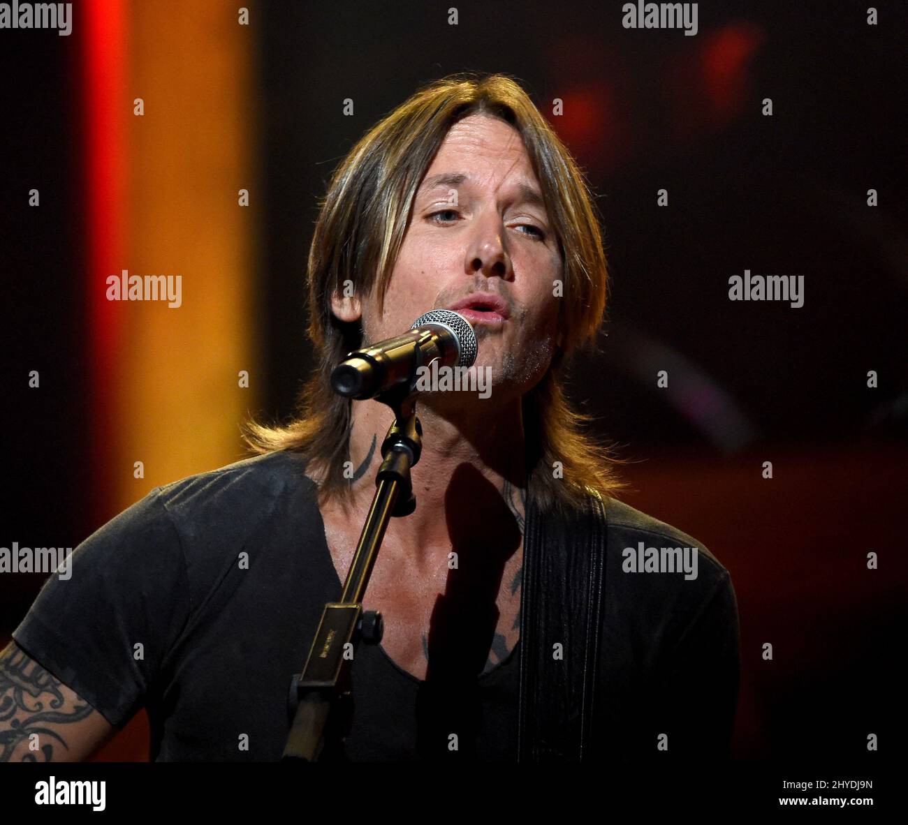 Keith Urban during Tuesday night performances at the Grand Ole Opry