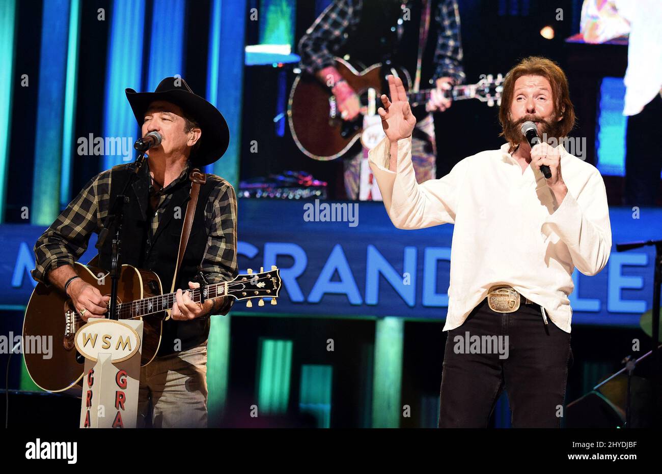 Kix Brooks and Ronnie Dunn of Brooks & Dunn during Tuesday night