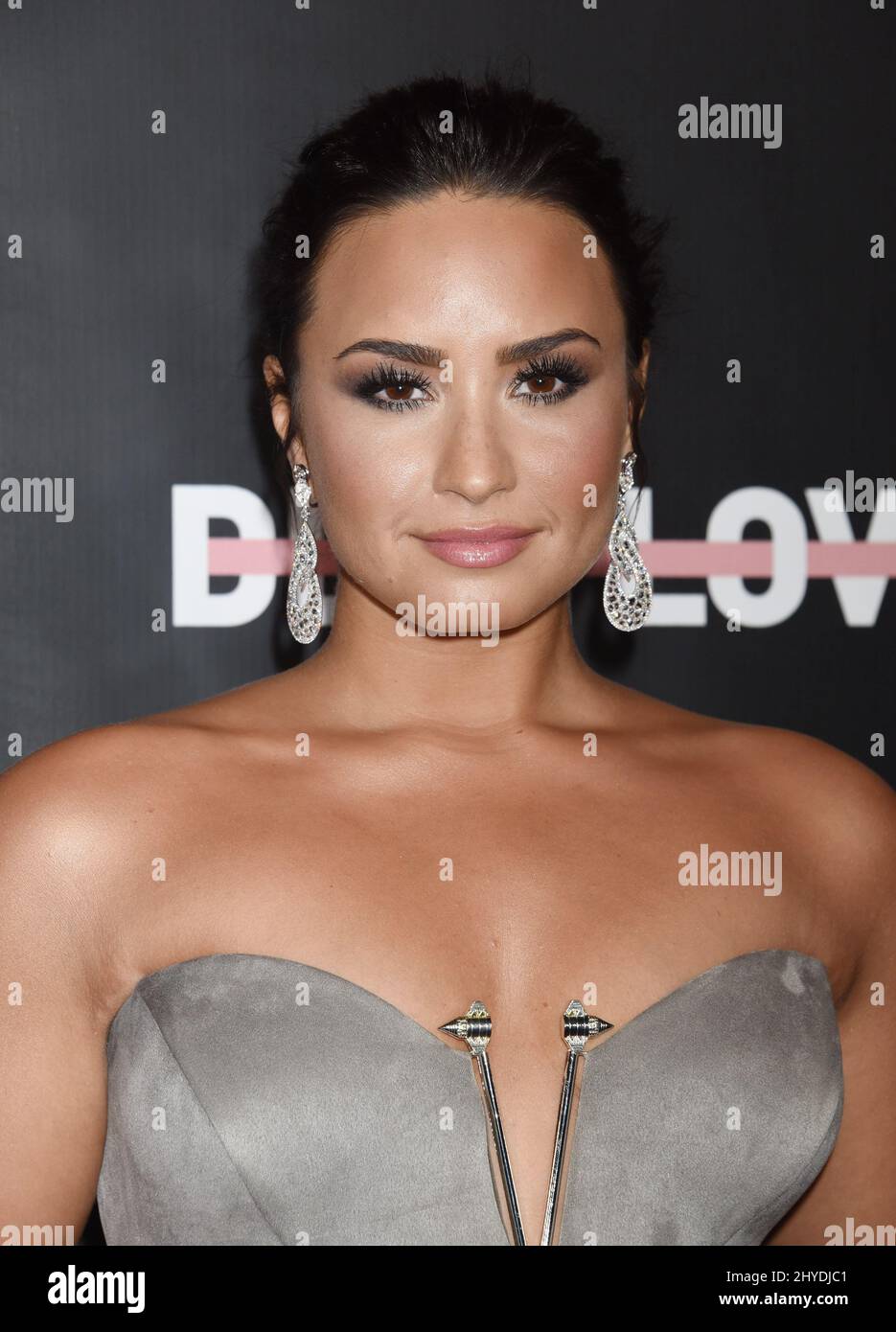 Demi Lovato attending the premiere of Demi Lovato: Simply Complicated